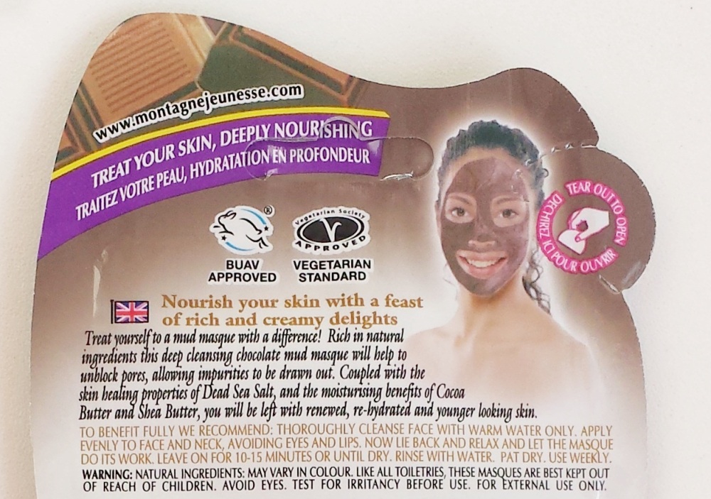 Chocolate Masque - the back