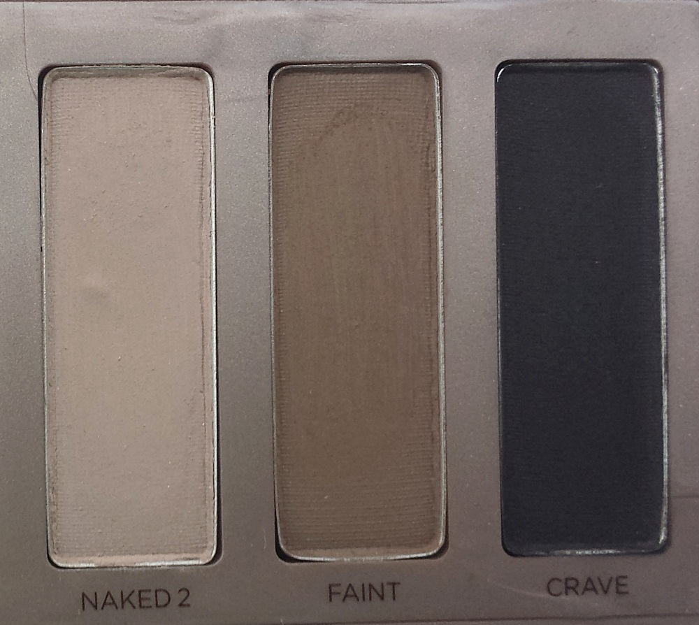 Naked2, Faint, Crave - Urban Decay NAKED Basics Palette (Shades)