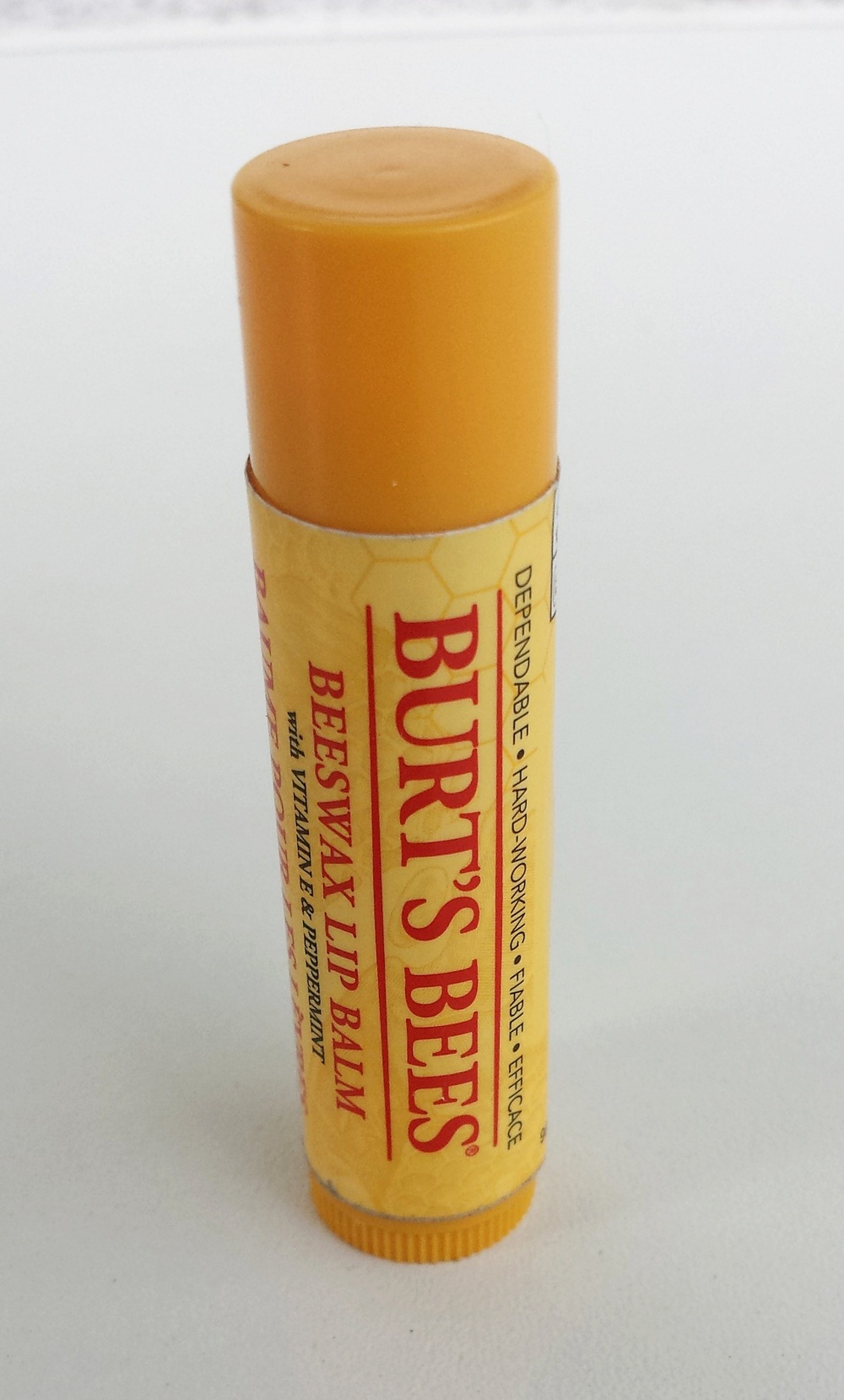 Burt's Bees Beeswax Lip Balm - 100% Natural Lip Balm (the outside)